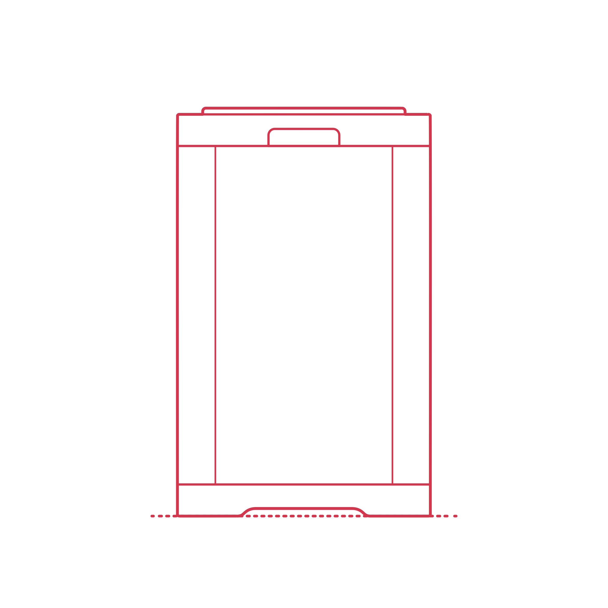 Objects Kitchen Trash Cans Ikea Gigantisk Trash Can Outline Svg File Free Vectors